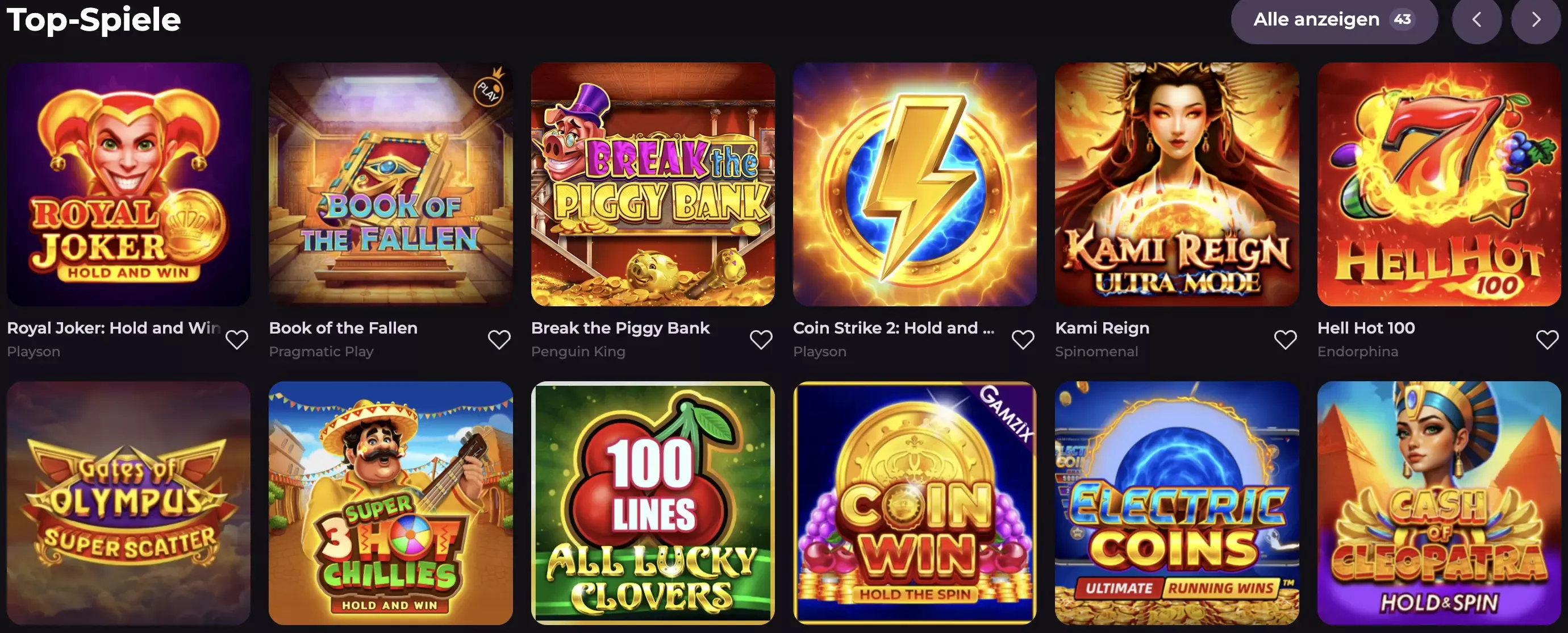 RockySpin hivatalos weboldal